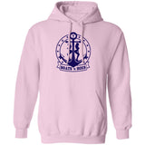 ***2 SIDED***  HRCL FL - Navy Boats N Hoes - 2 Sided G185 Pullover Hoodie