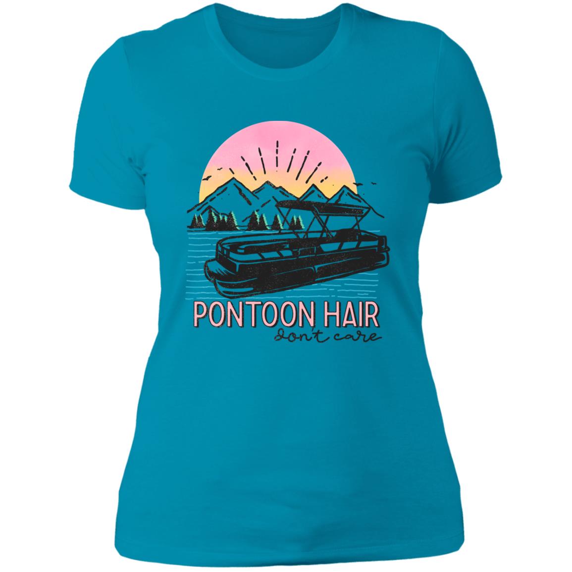 Pontoon Hair HRCL LL 2 Sided NL3900 Ladies' Boyfriend T-Shirt