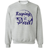 ***2 SIDED***  HRCL FL - Keeping it Reel - 2 Sided G180 Crewneck Pullover Sweatshirt