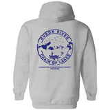 ***2 SIDED***  HRCL FL - Navy Yeah Buoy 2 Sided G185 Pullover Hoodie