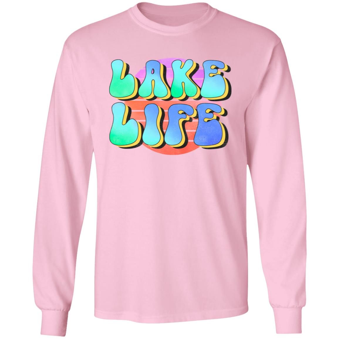 Lake Life  HRCL LL 2 Sided G540 LS T-Shirt 5.3 oz.