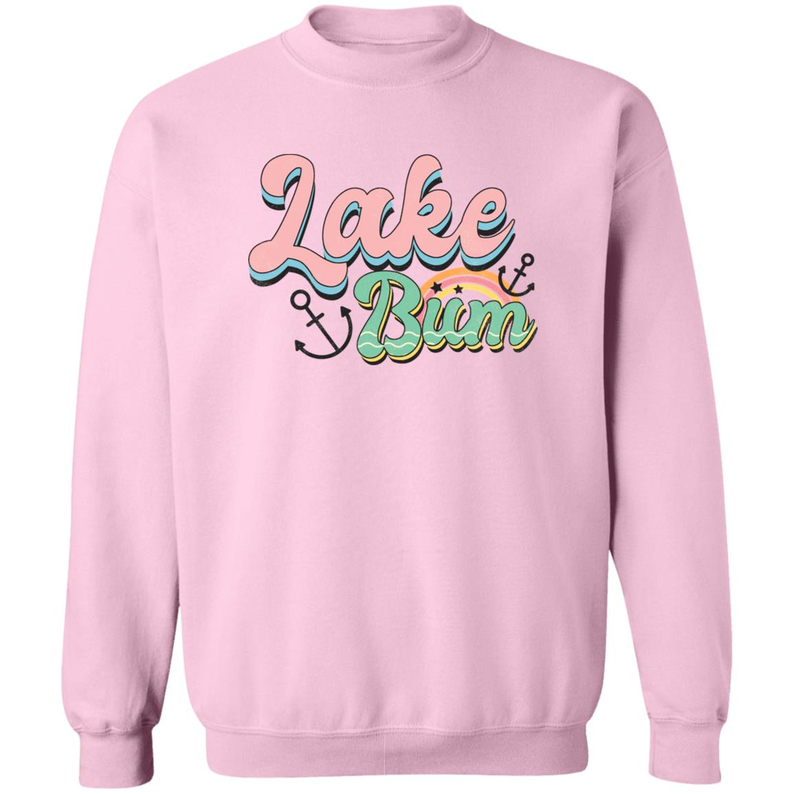 ***2 SIDED***  Lake Bum HRCL LL 2 Sided G180 Crewneck Pullover Sweatshirt