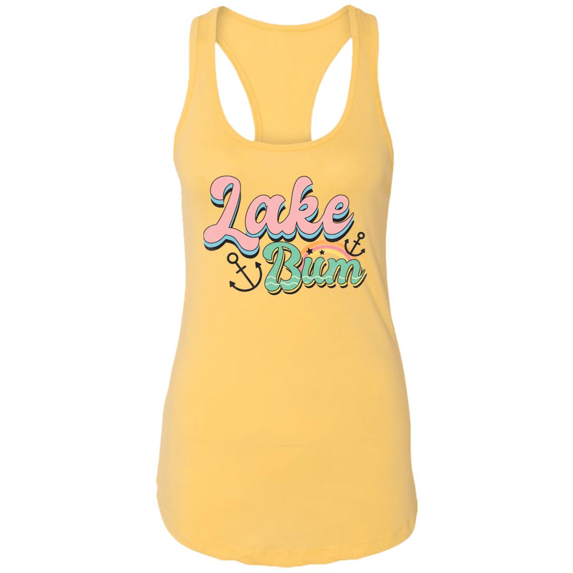 ***2 SIDED***  Lake Bum HRCL LL 2 Sided NL1533 Ladies Ideal Racerback Tank