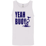 ***2 SIDED***  HRCL FL - Navy Yeah Buoy 2 Sided G520 Cotton Tank Top 5.3 oz.