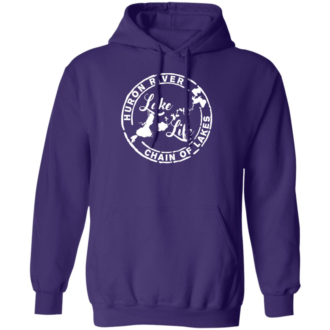 ***2 SIDED***  HRCL Lake Life Logo G185 Pullover Hoodie