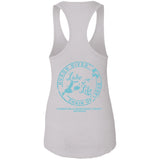 ***2 SIDED***  Living the Dream at the Lake HRCL LL 2 Sided NL1533 Ladies Ideal Racerback Tank