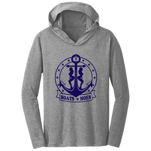 HRCL FL - Navy Boats N Hoes - 2 Sided DM139 Triblend T-Shirt Hoodie
