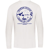 HRCL FL - Navy Boat.... Bust Out Another Thousand - 2 Sided 64LTTM Essential Dri-Power Long Sleeve Tee