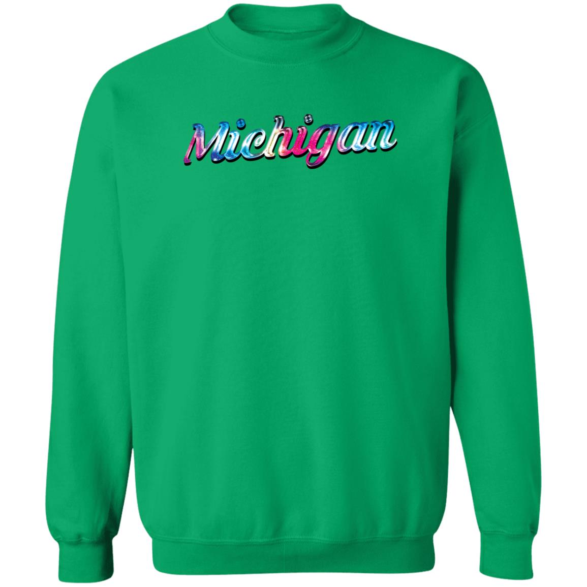 Michigan 3 G180 Crewneck Pullover Sweatshirt