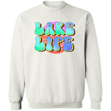 ***2 SIDED***  Lake Life  HRCL LL 2 Sided G180 Crewneck Pullover Sweatshirt