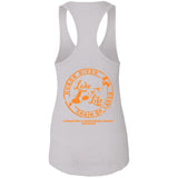 ***2 SIDED***  Life is Better at the Lake HRCL LL 2 Sided NL1533 Ladies Ideal Racerback Tank