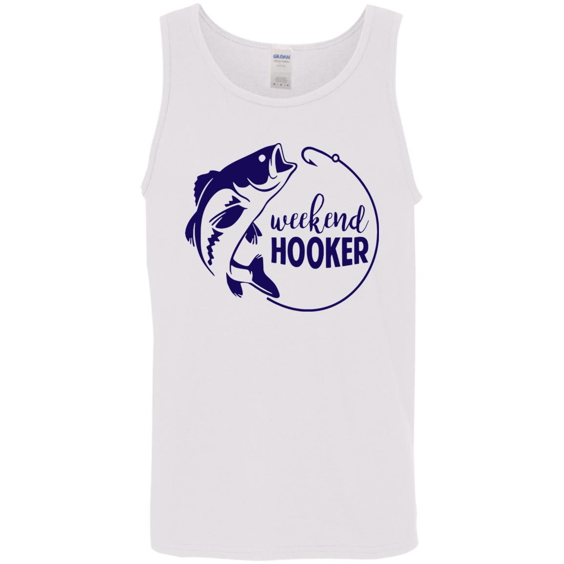 HRCL FL - Navy Weekend Hooker - 2 Sided G520 Cotton Tank Top 5.3 oz.