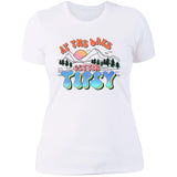 At the Lake Gettin' Tipsy HRCL LL 2 Sided NL3900 Ladies' Boyfriend T-Shirt