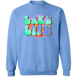 ***2 SIDED***  Lake Life  HRCL LL 2 Sided G180 Crewneck Pullover Sweatshirt