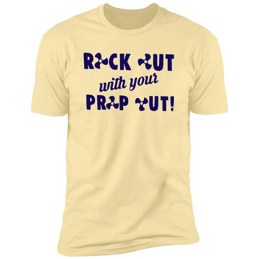 HRCL FL - Navy Rock Out with your Prop Out - 2 Sided NL3600 Premium Short Sleeve T-Shirt
