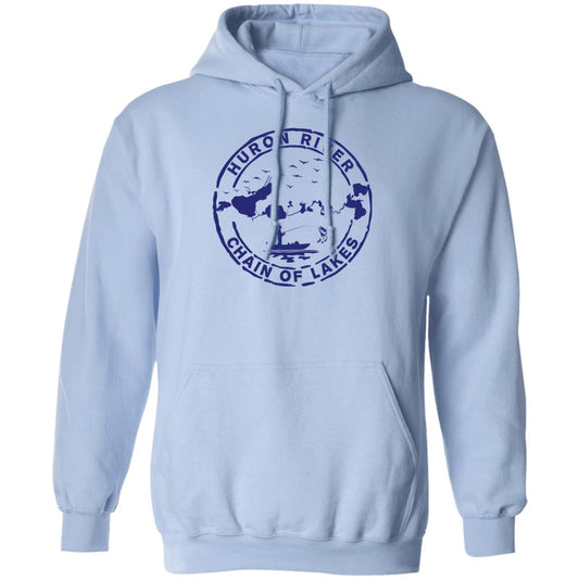 HRCL Fishing Logo Navy - G185 Pullover Hoodie