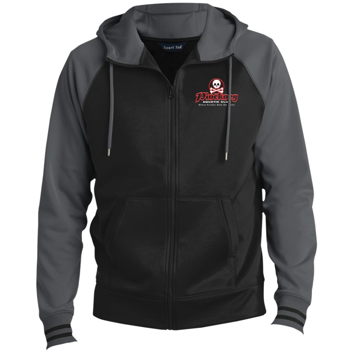 Pinckney Aquatic Club- R & W, ST236 Men's Sport-Wick® Full-Zip Hooded Jacket