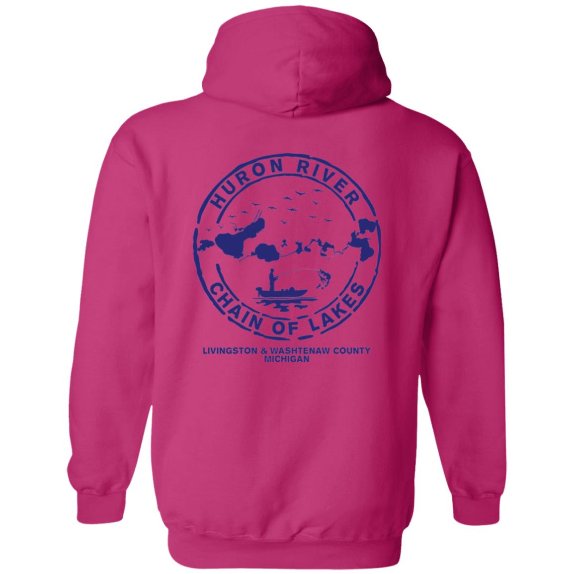 ***2 SIDED***  HRCL FL - Navy Show Me Your Bobbers I'll Show You My Pole - 2 Sided G185 Pullover Hoodie