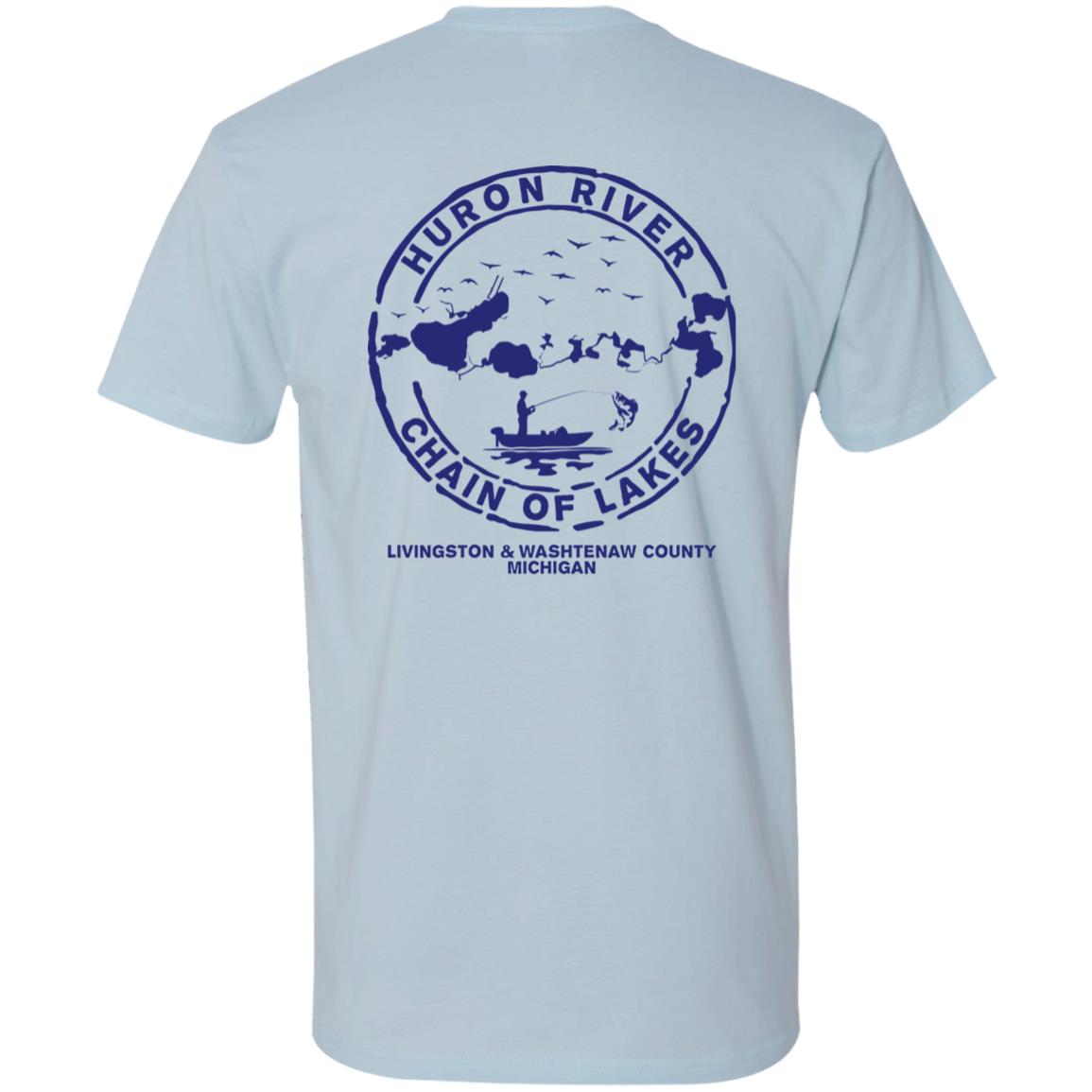 ***2 SIDED***  HRCL FL - Navy Show Me Your Bobbers I'll Show You My Pole - 2 Sided NL3600 Premium Short Sleeve T-Shirt