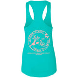 ***2 SIDED***  Lake Bum HRCL LL 2 Sided NL1533 Ladies Ideal Racerback Tank