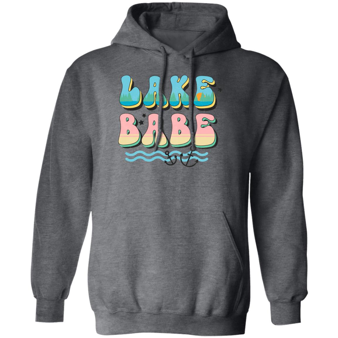 ***2 SIDED***  Lake Babe HRCL LL 2 Sided G185 Pullover Hoodie