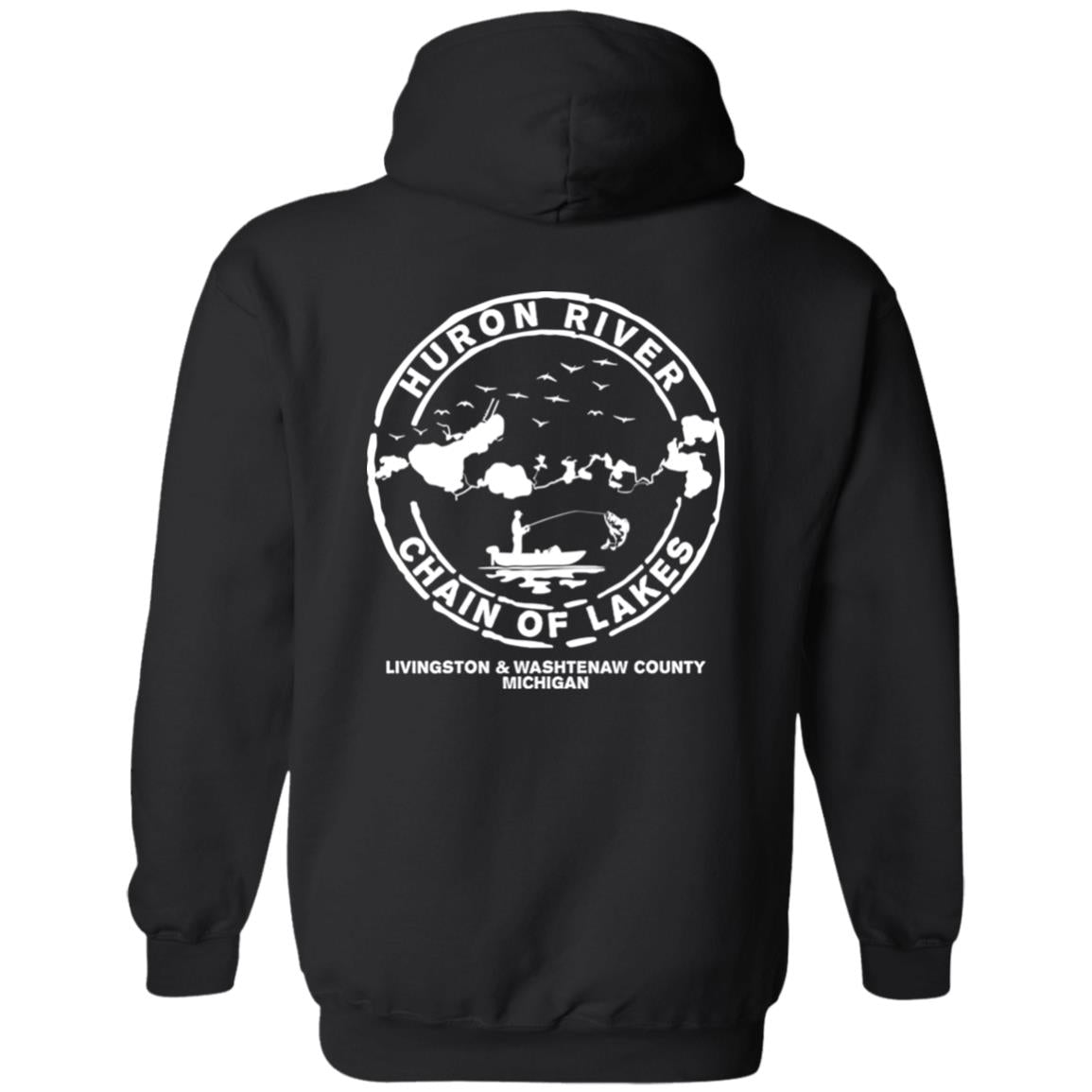 ***2 SIDED***  HRCL FL - Boats N Hoes - 2 Sided G185 Pullover Hoodie