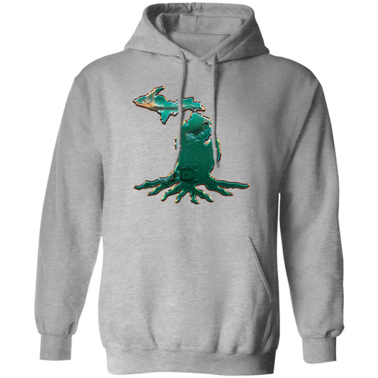 Michigan Roots Green G185 Pullover Hoodie