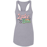 ***2 SIDED***  Lake Bum HRCL LL 2 Sided NL1533 Ladies Ideal Racerback Tank