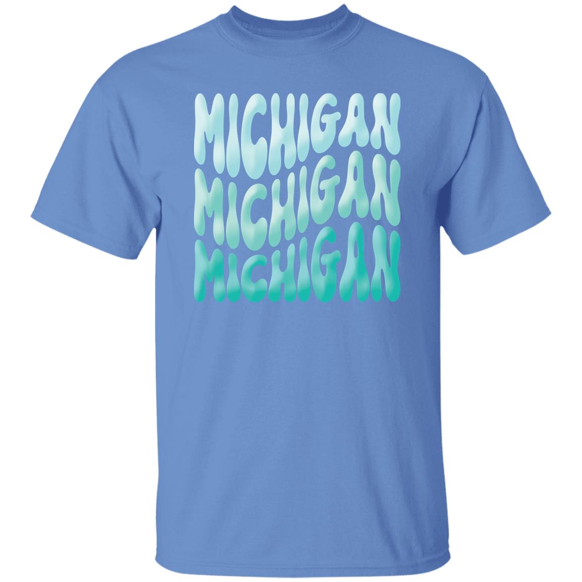 Michigan - Turquoise Colors G500 5.3 oz. T-Shirt