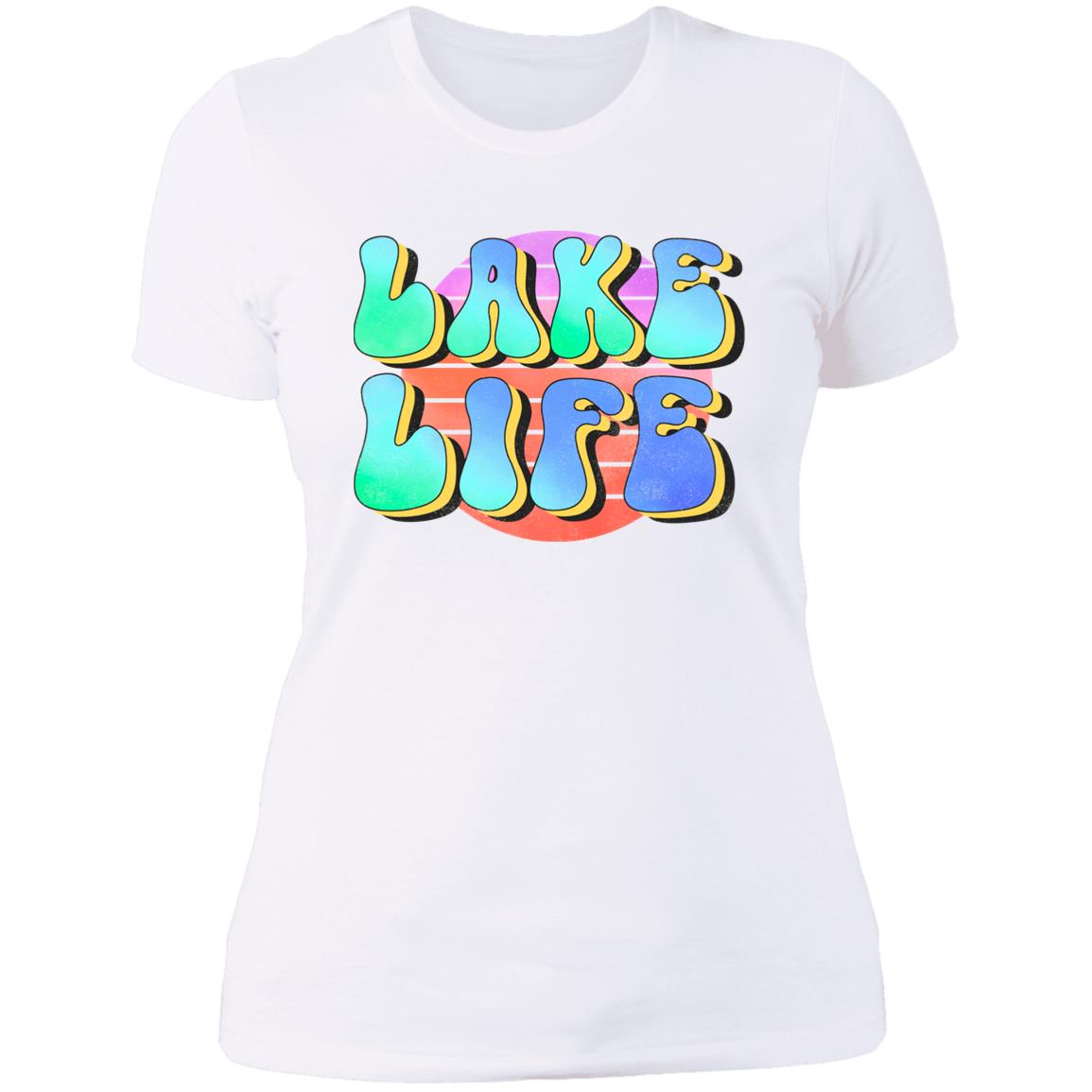 Lake Life  HRCL LL 2 Sided NL3900 Ladies' Boyfriend T-Shirt