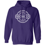 Made in Michigan - White G185 Pullover Hoodie