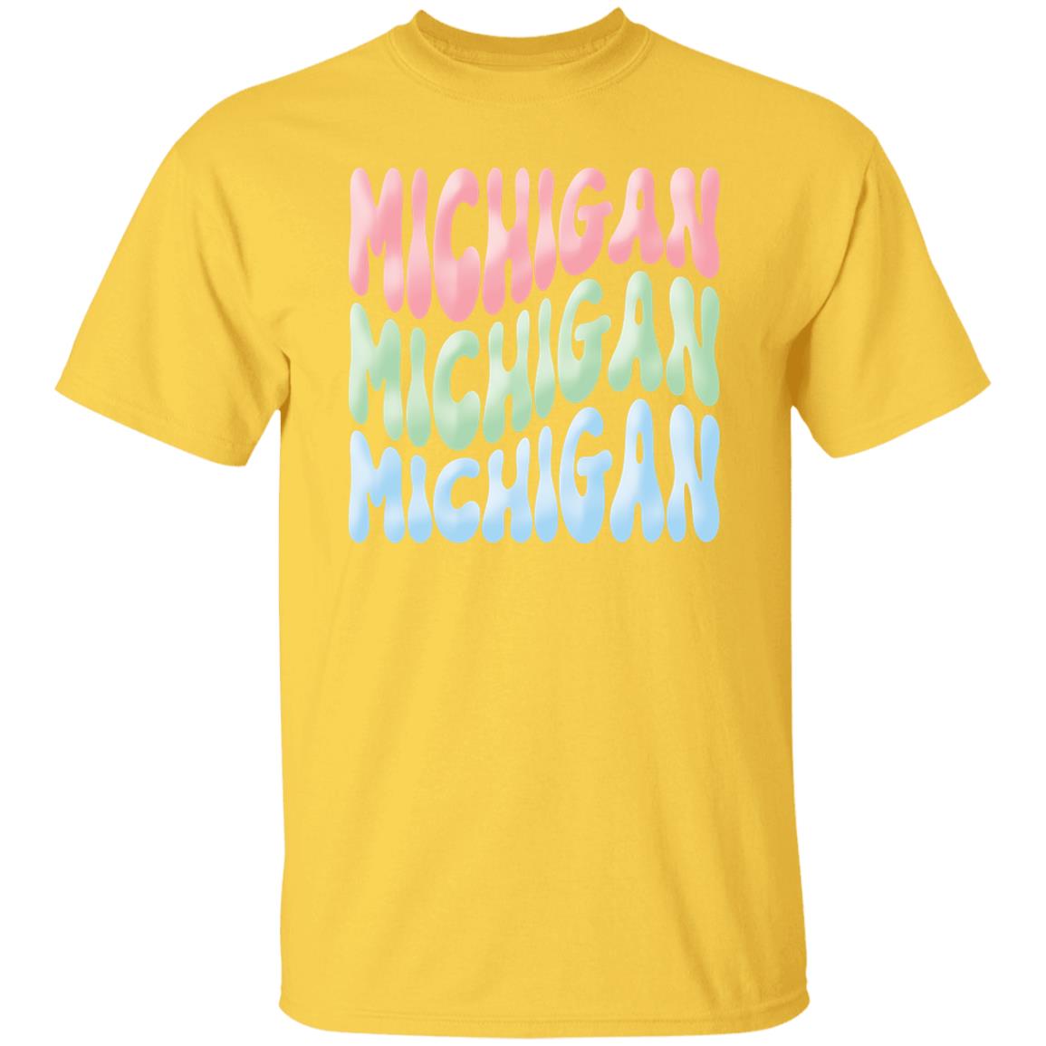 Michigan - Pastel Colors G500 5.3 oz. T-Shirt