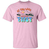 ***2 SIDED***  At the Lake Gettin' Tipsy HRCL LL 2 Sided G500 5.3 oz. T-Shirt