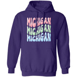 Michigan - Pastel Colors G185 Pullover Hoodie
