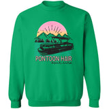 ***2 SIDED***  Pontoon Hair HRCL LL 2 Sided G180 Crewneck Pullover Sweatshirt