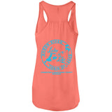 ***2 SIDED***  The Lake is My Happy Place HRCL LL 2 Sided B8800 Flowy Racerback Tank