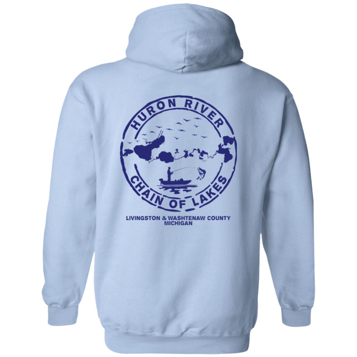 ***2 SIDED***  HRCL FL - Navy Yeah Buoy 2 Sided G185 Pullover Hoodie