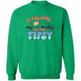 At the Lake Gettin' Tipsy HRCL LL 2 Sided G180 Crewneck Pullover Sweatshirt