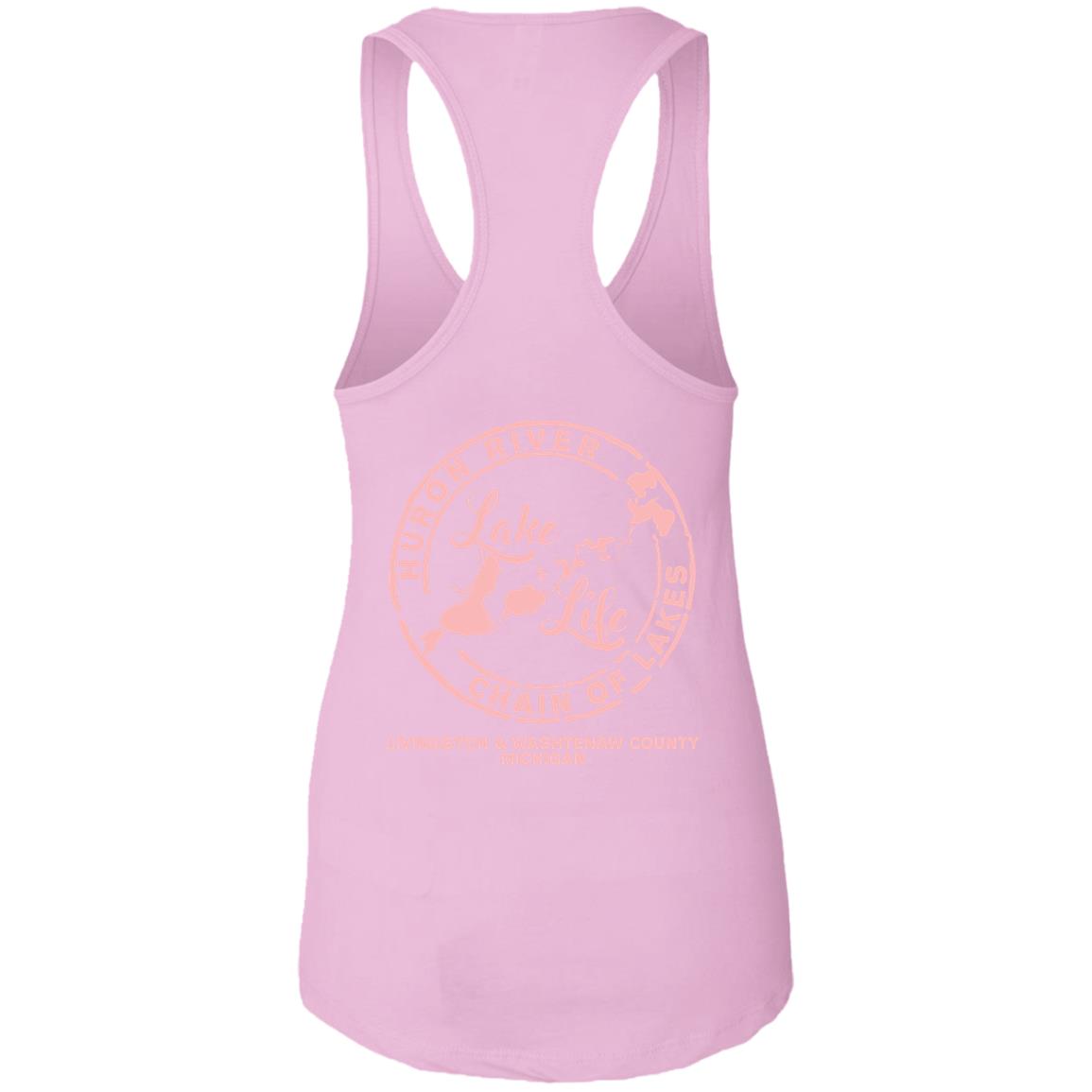 ***2 SIDED***  Lake Bum HRCL LL 2 Sided NL1533 Ladies Ideal Racerback Tank