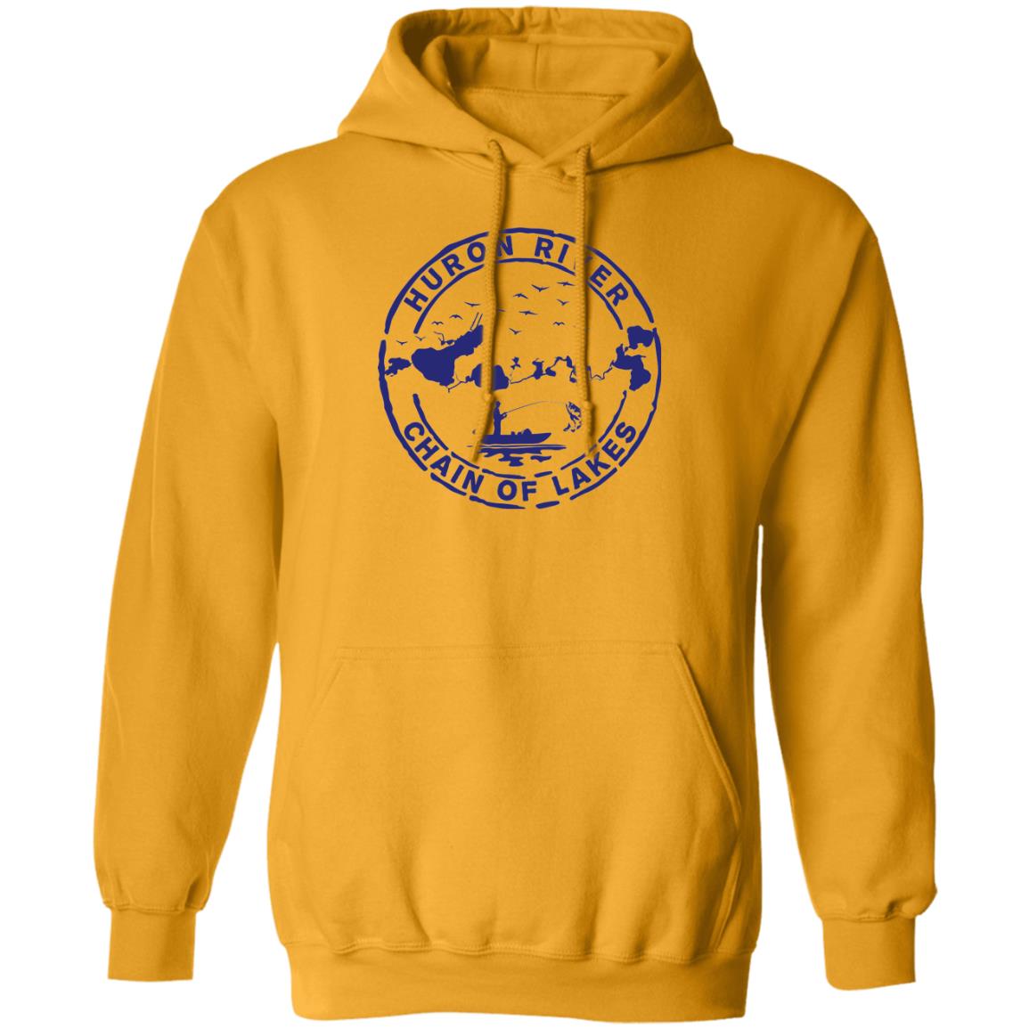 HRCL Fishing Logo Navy - G185 Pullover Hoodie