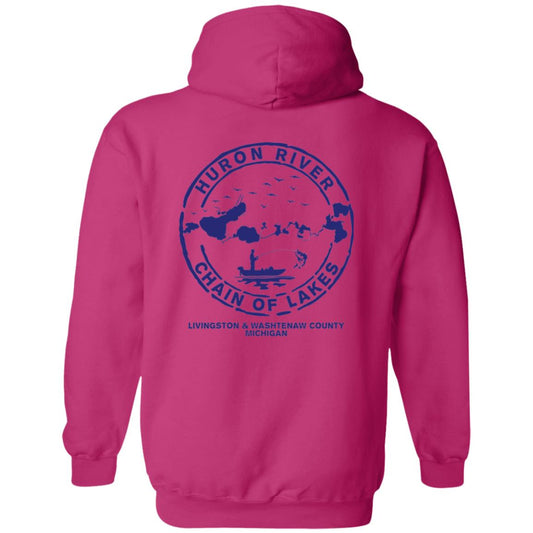 HRCL FL - Navy More Fun To Put In Than Pull Out - 2 Sided G185 Pullover Hoodie