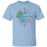 The Lake is My Happy Place HRCL LL 2 Sided G500 5.3 oz. T-Shirt