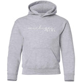 Michigan Girl - White G185B Youth Pullover Hoodie