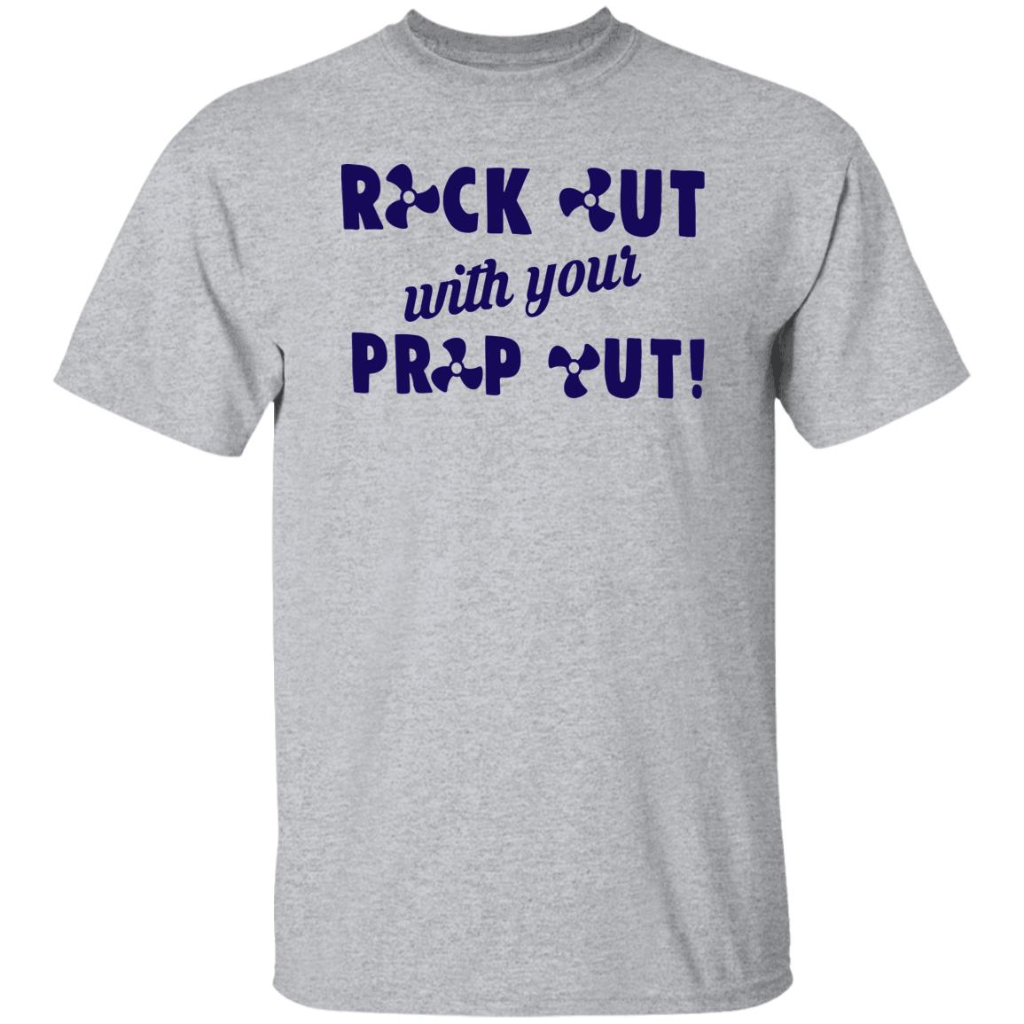 HRCL FL - Navy Rock Out with your Prop Out - 2 Sided G500 5.3 oz. T-Shirt