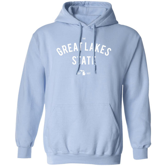 The Great Lakes State - White G185 Pullover Hoodie