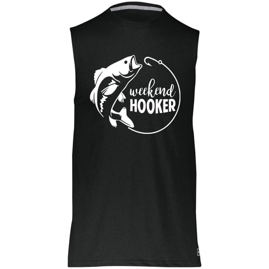 HRCL FL - Weekend Hooker - 2 Sided 64MTTM Essential Dri-Power Sleeveless Muscle Tee