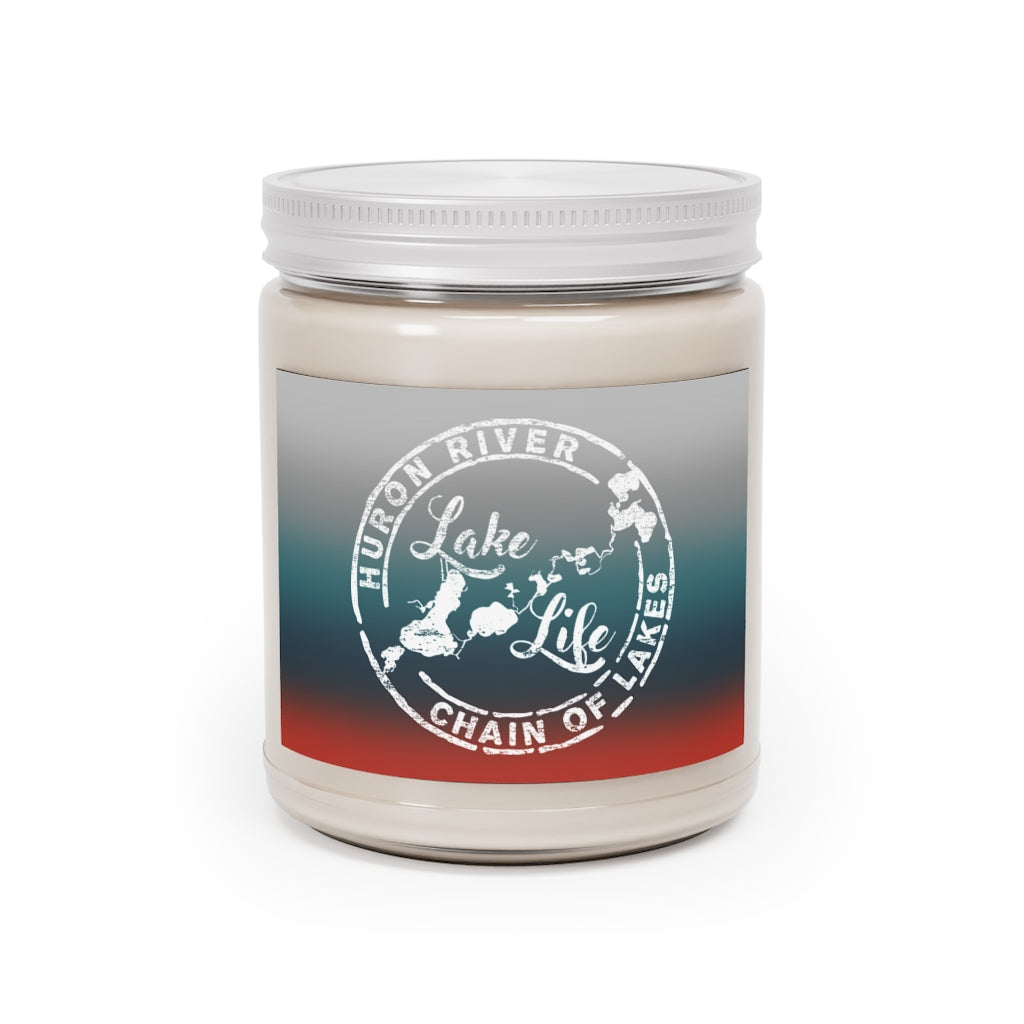 Scented Candles, 9oz - HRCL Lake Life Logo