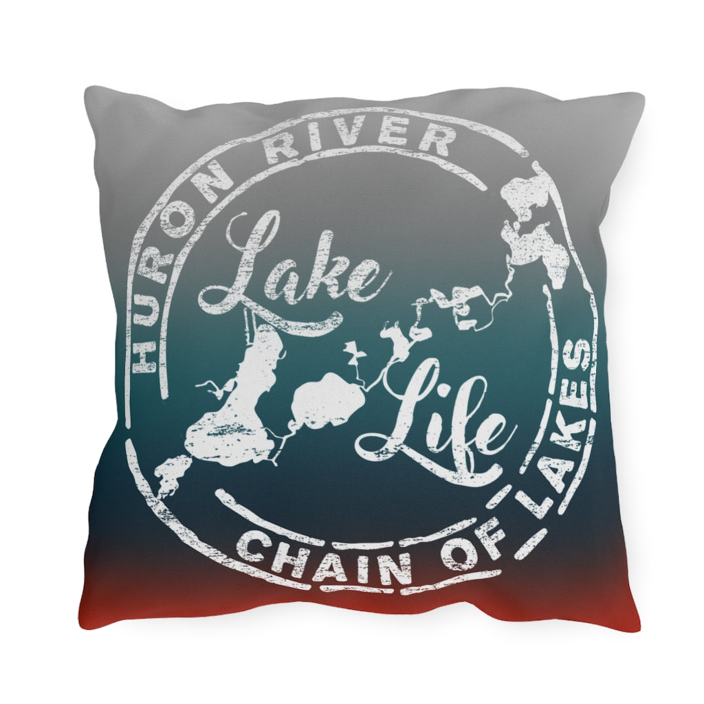 ***2 SIDED***  Outdoor Pillows - Relax You're on Lake Time - HRCL LL