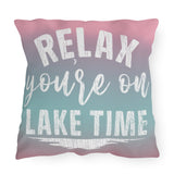 Outdoor Pillows - Relax You're on Lake Time - HRCL LL