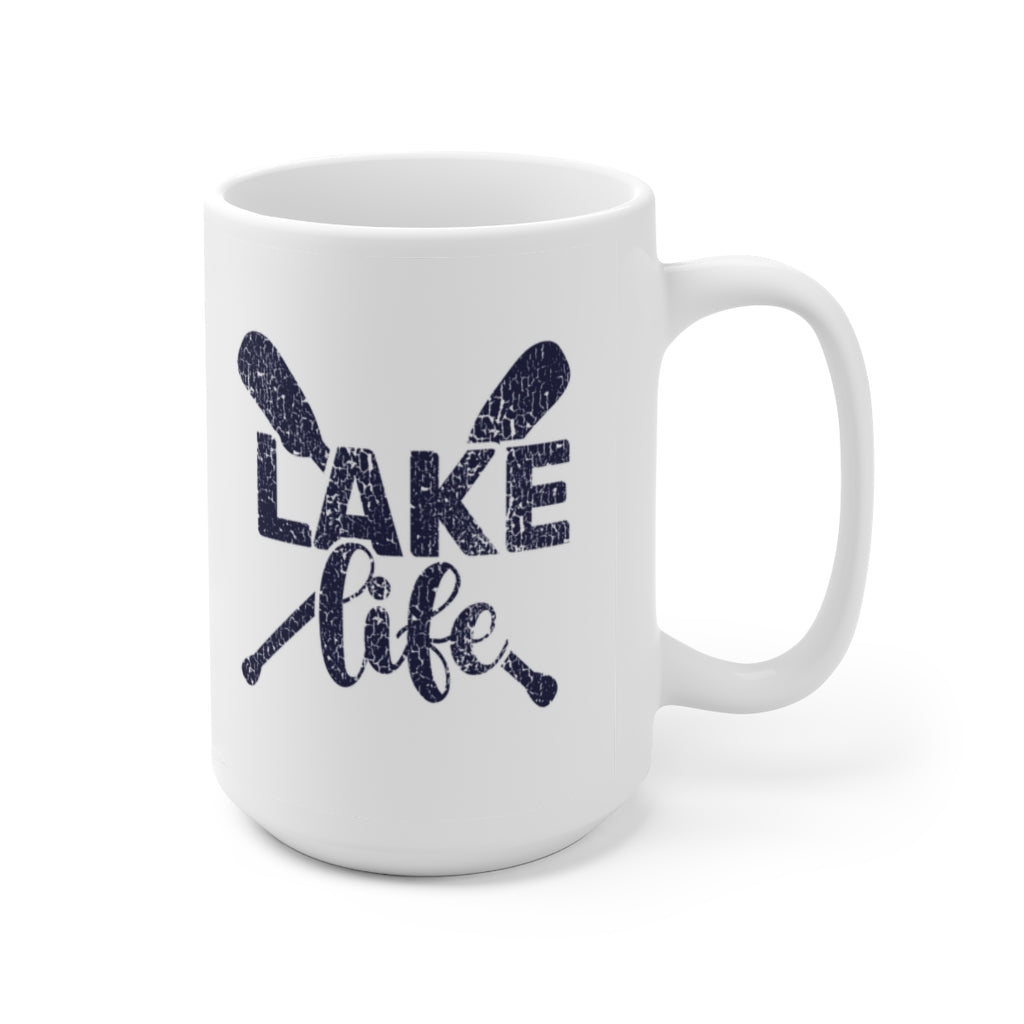 Ceramic Mug 15oz 2 Sided - Lake Life - HRCL LL